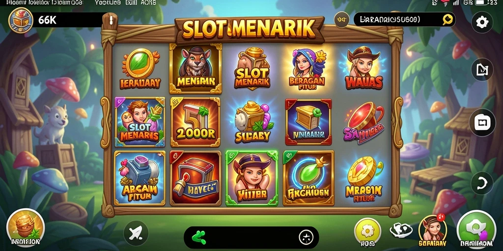 Gameplay Slot 66K yang seru dan mengasyikkan.