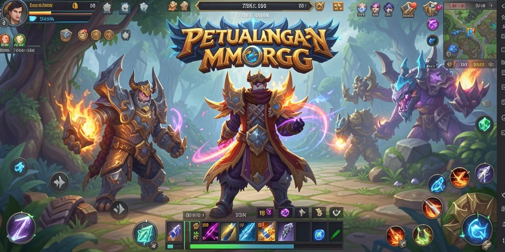 Tampilan gameplay epik dan pertarungan seru di dunia <strong>73K</strong>.
