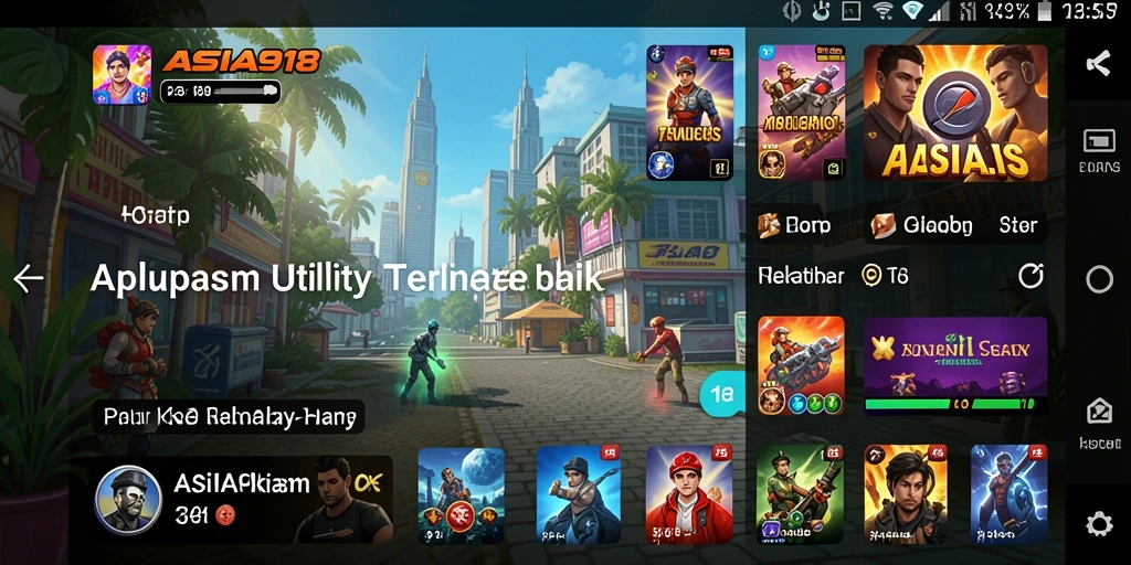 Tampilan antarmuka ASIA918 yang mudah digunakan untuk semua pengguna.