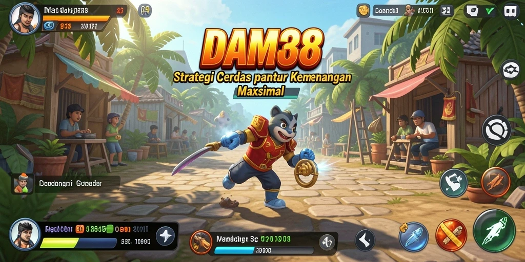 Screenshot menunjukkan gameplay <strong>DAM88</strong> yang intens dan strategi mendalam.