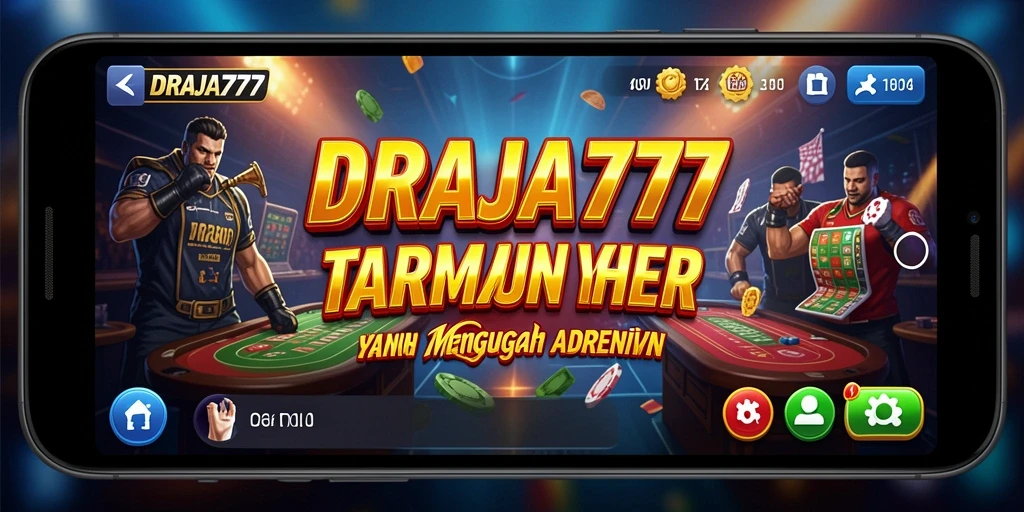 Tampilan gameplay dari DRAJA777 dengan aksi taruhan yang seru.