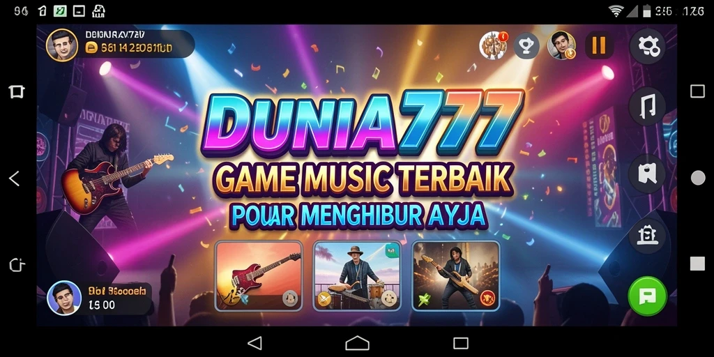 Tampilan gameplay DUNIA777 yang menarik dan penuh warna.