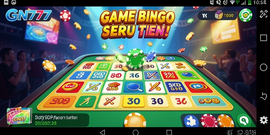 Tampilan gameplay GN777 yang menarik dan seru saat bermain Bingo.