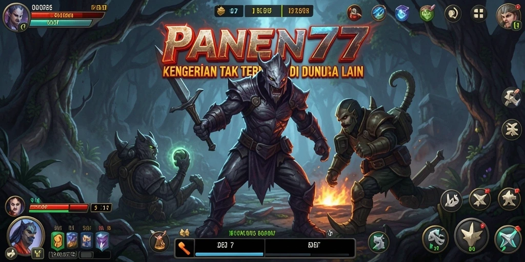 Tangkapan layar PANEN77 menampilkan momen mencekam saat kamu menjelajah ruang gelap.