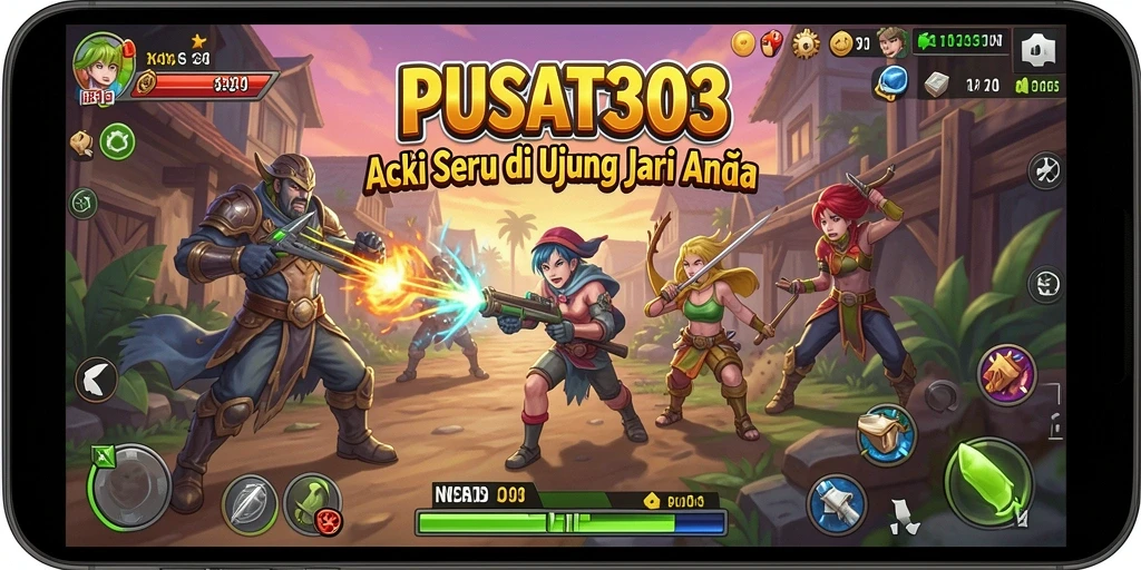 Gameplay seru dan aksi menegangkan dari PUSAT303.