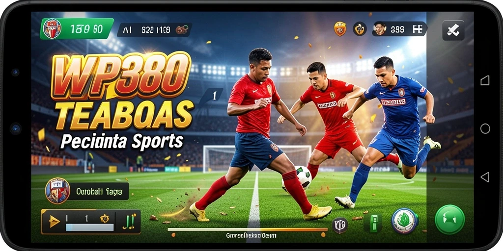 Tampilan gameplay WP888 dengan aksi olahraga yang mendebarkan.